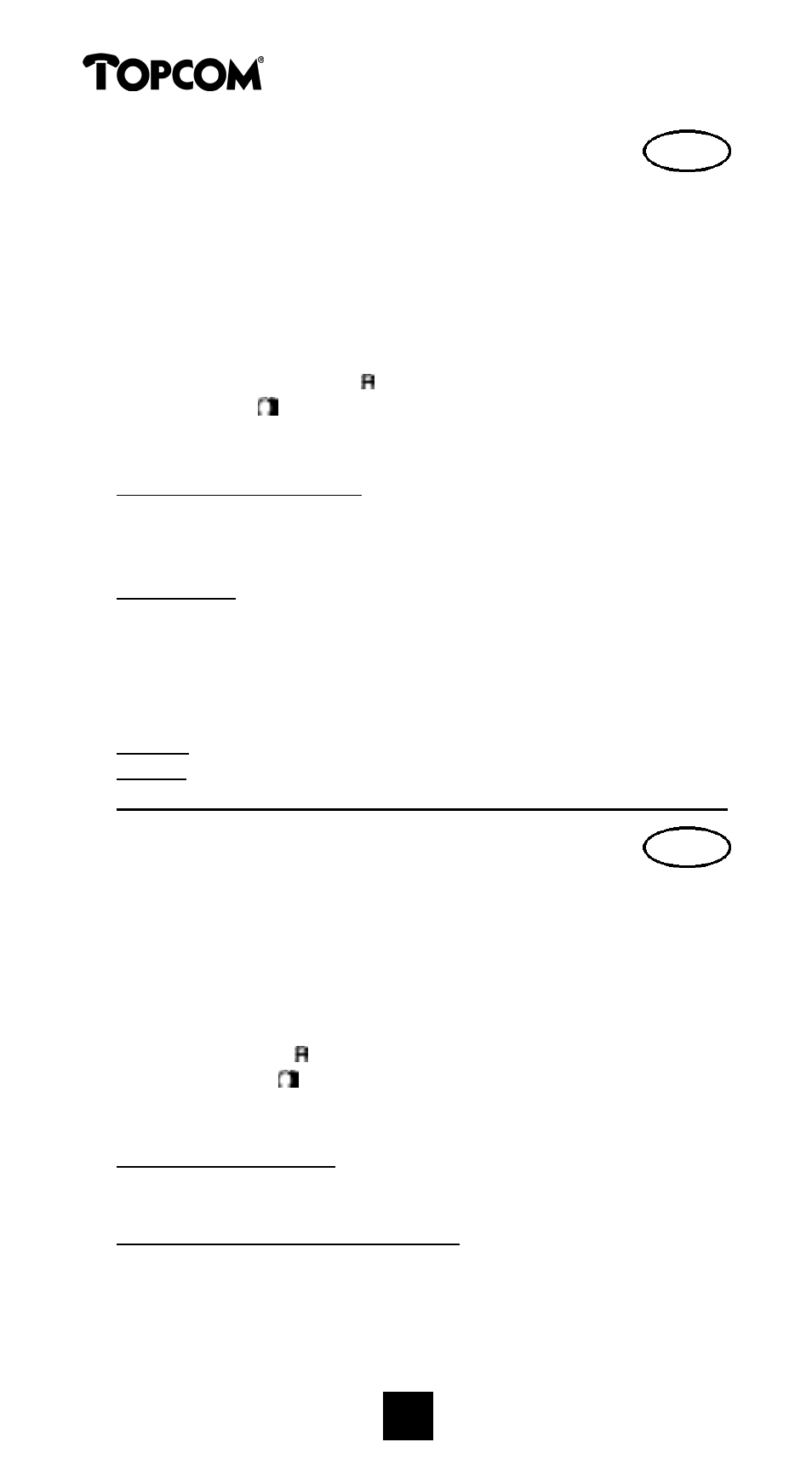 Argo | Topcom EVITA Telephone User Manual | Page 3 / 12