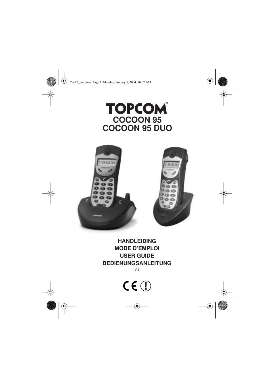 Topcom Cocoon 95 User Manual | 64 pages