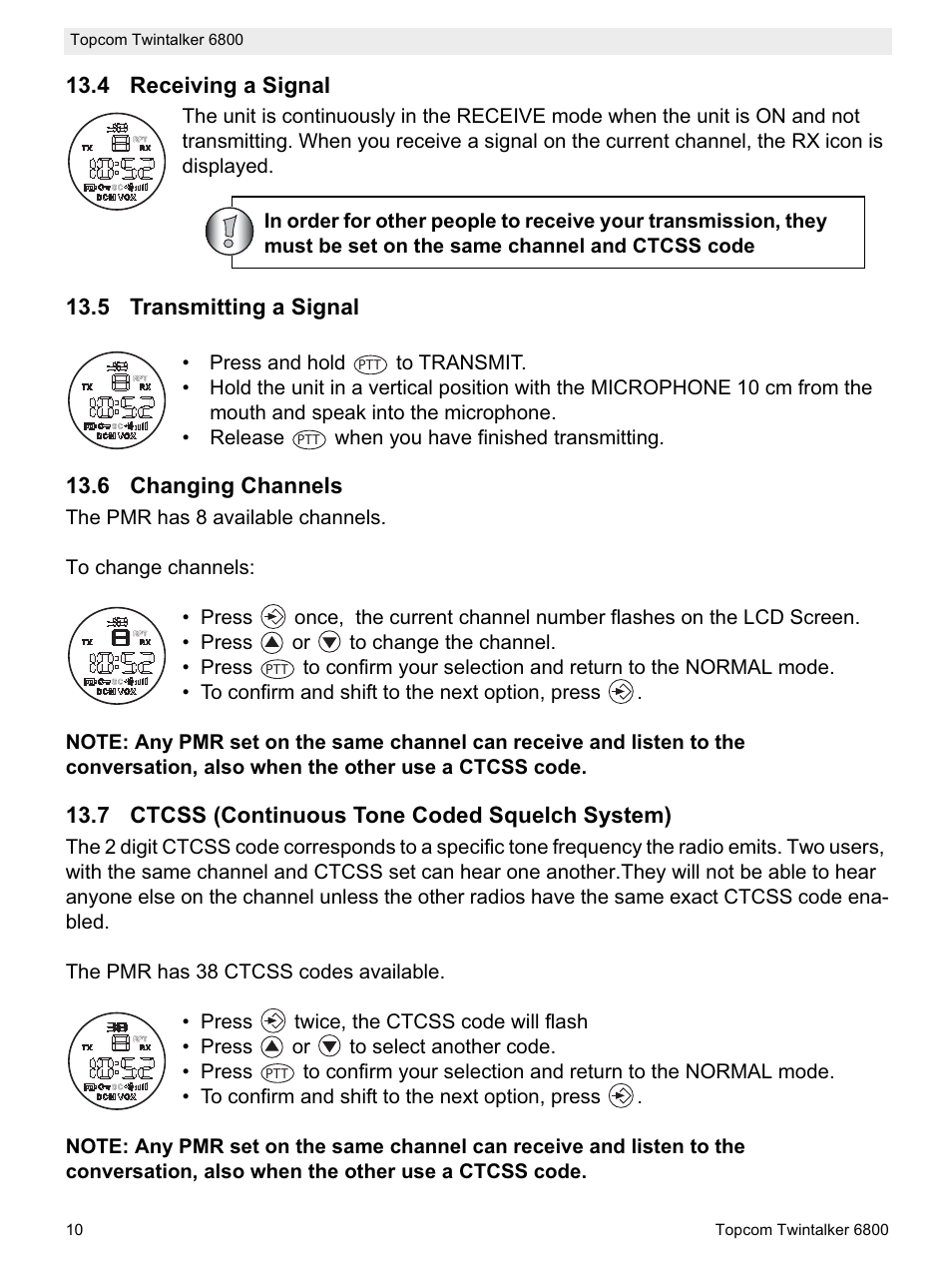 Topcom Twintalker 6800 User Manual | Page 10 / 236