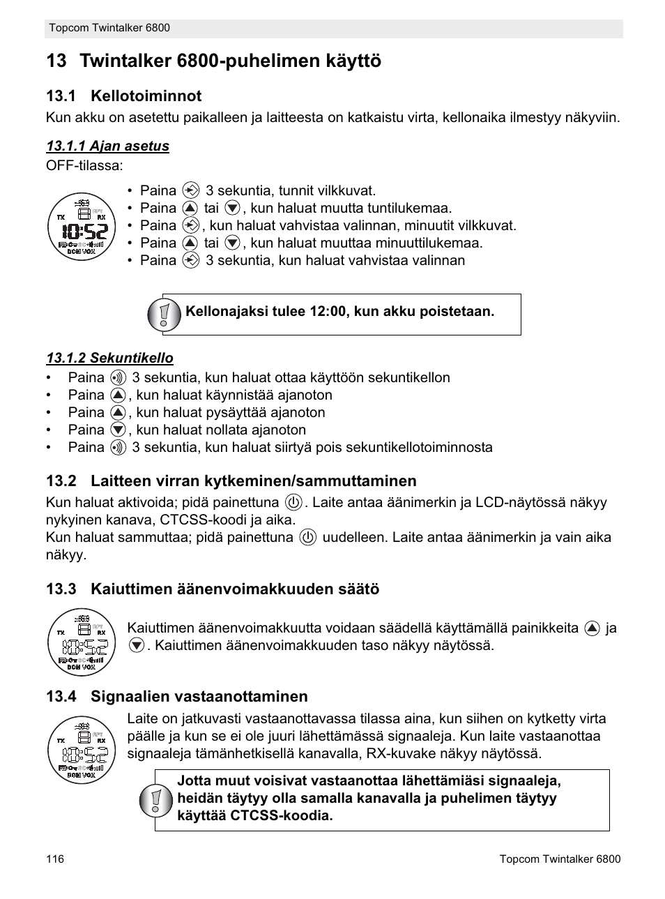 Topcom Twintalker 6800 User Manual | Page 116 / 236