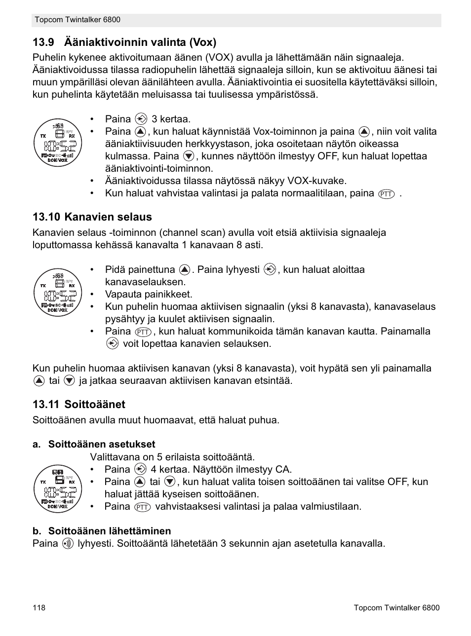 Topcom Twintalker 6800 User Manual | Page 118 / 236