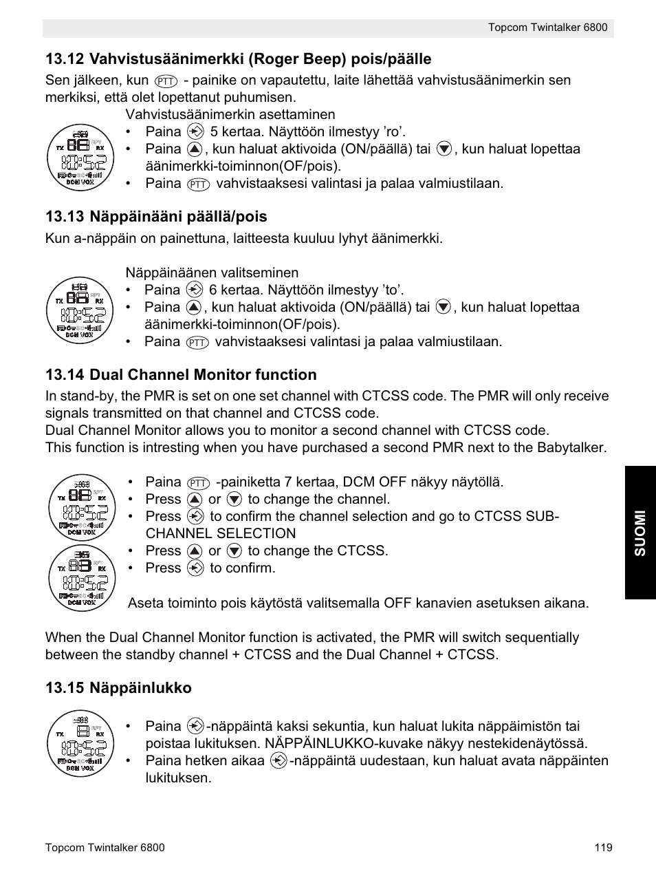 Topcom Twintalker 6800 User Manual | Page 119 / 236