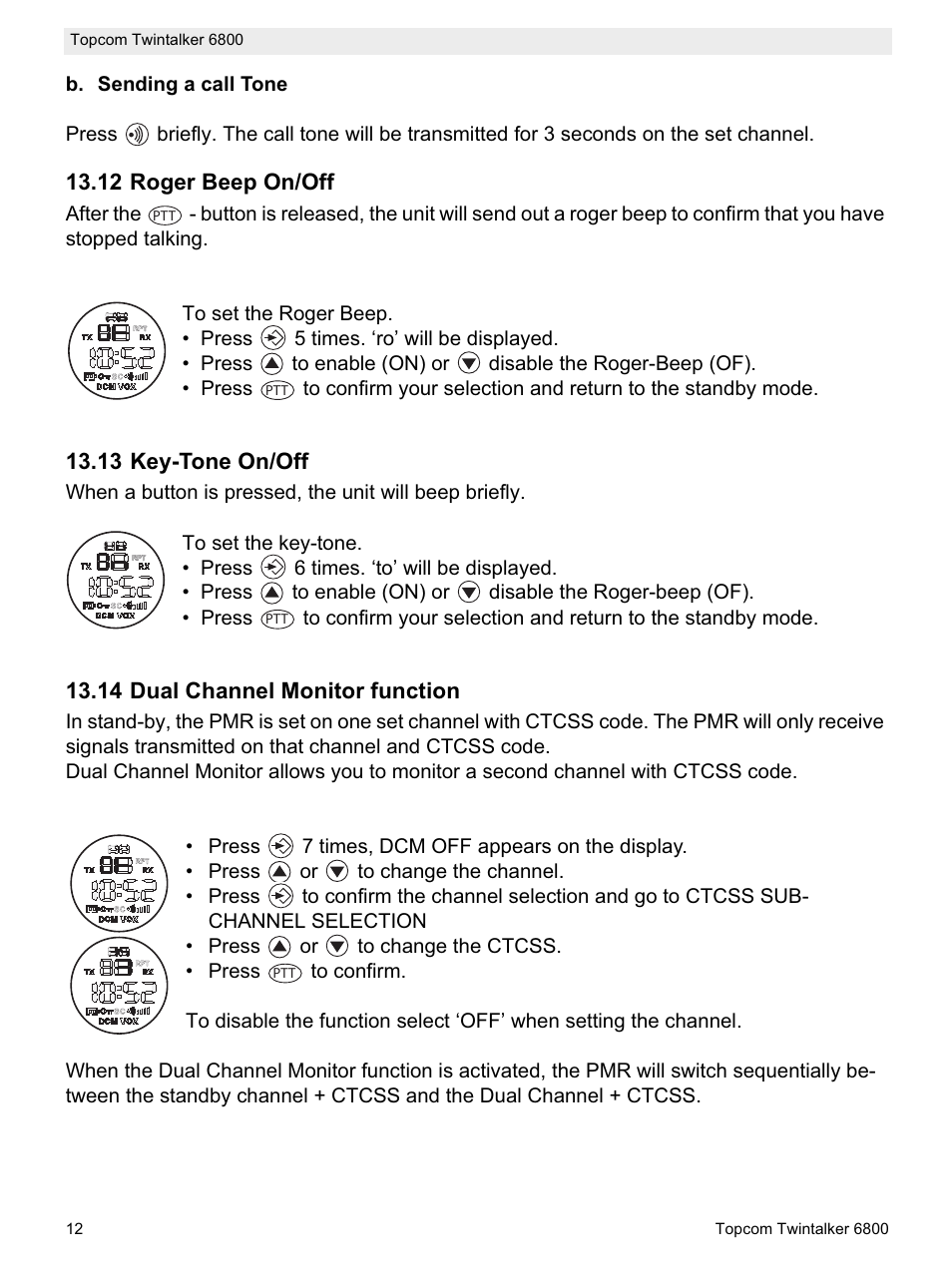 Topcom Twintalker 6800 User Manual | Page 12 / 236