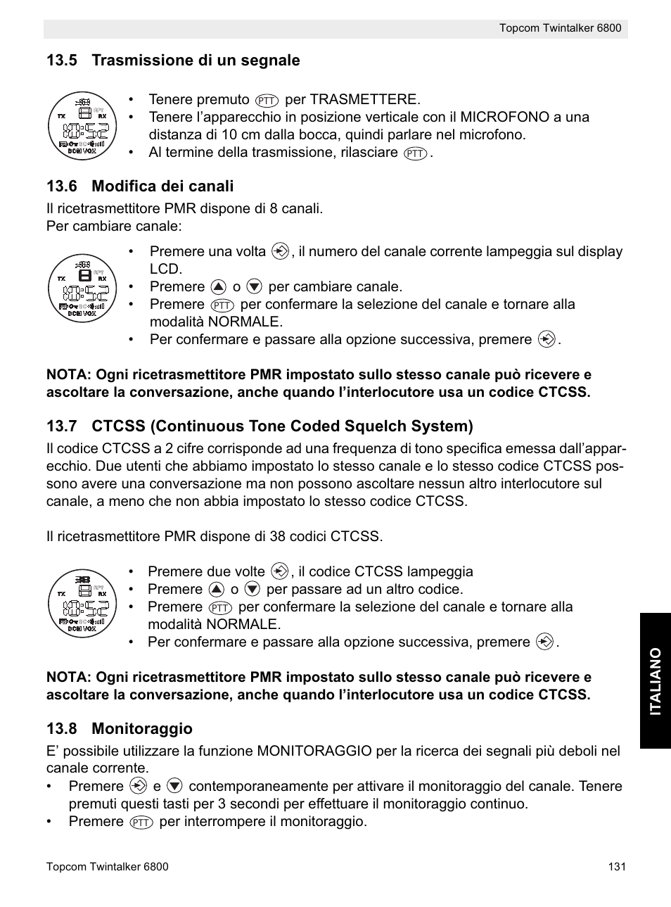 Topcom Twintalker 6800 User Manual | Page 131 / 236