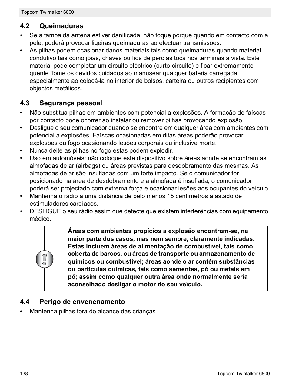 Topcom Twintalker 6800 User Manual | Page 138 / 236