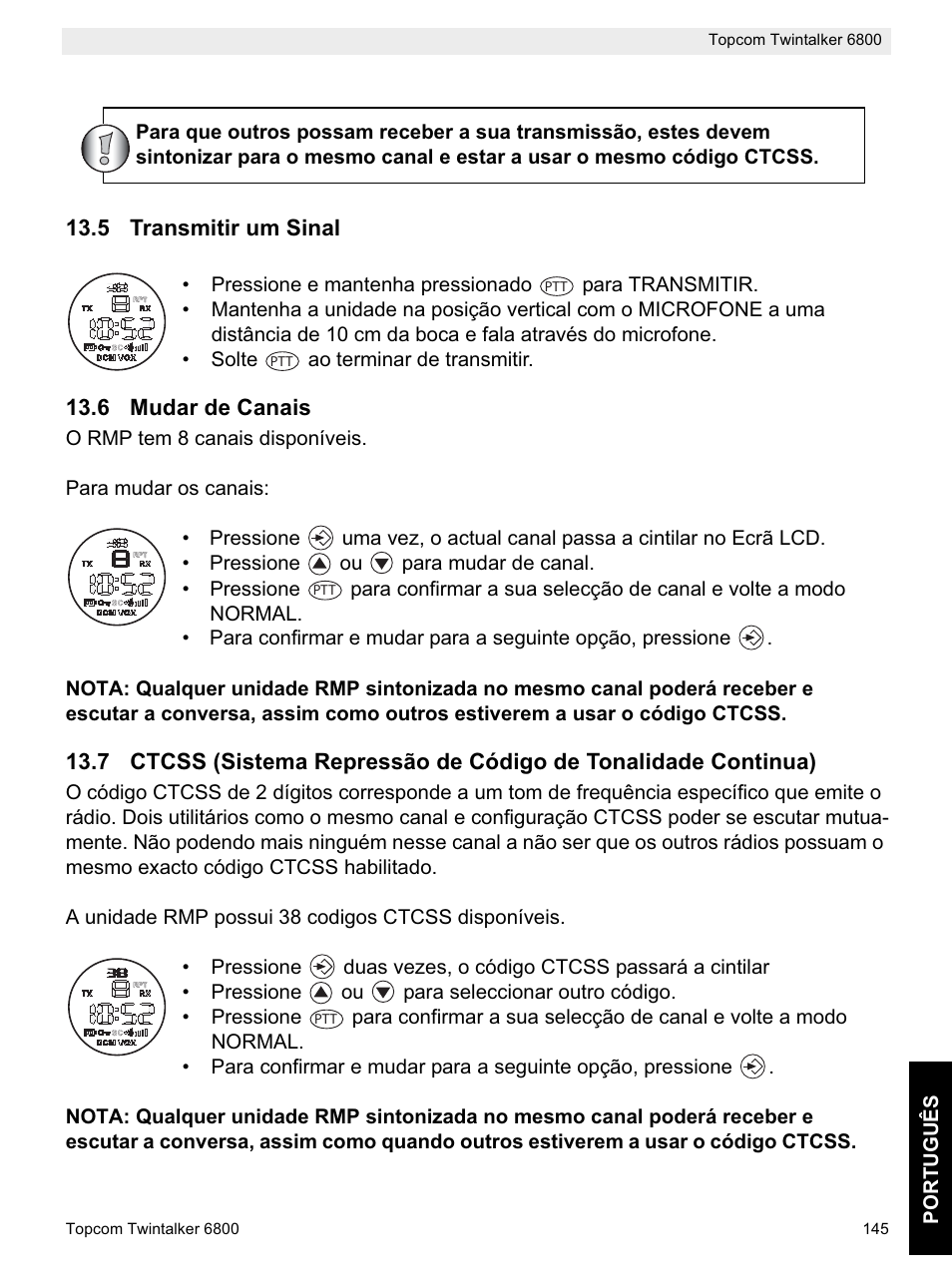 Topcom Twintalker 6800 User Manual | Page 145 / 236