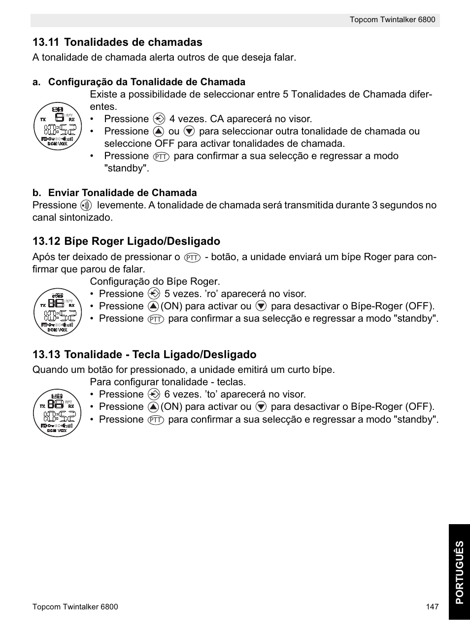 Topcom Twintalker 6800 User Manual | Page 147 / 236