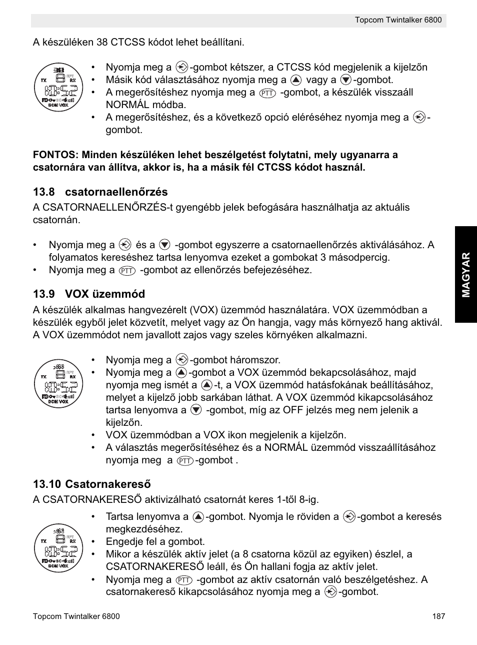 Topcom Twintalker 6800 User Manual | Page 187 / 236