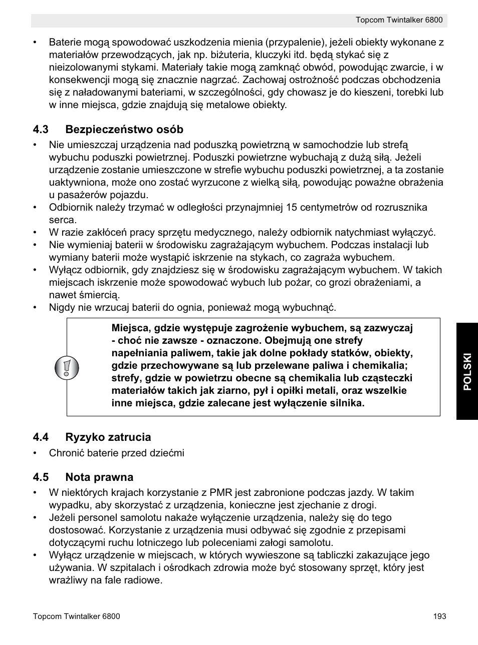 Topcom Twintalker 6800 User Manual | Page 193 / 236