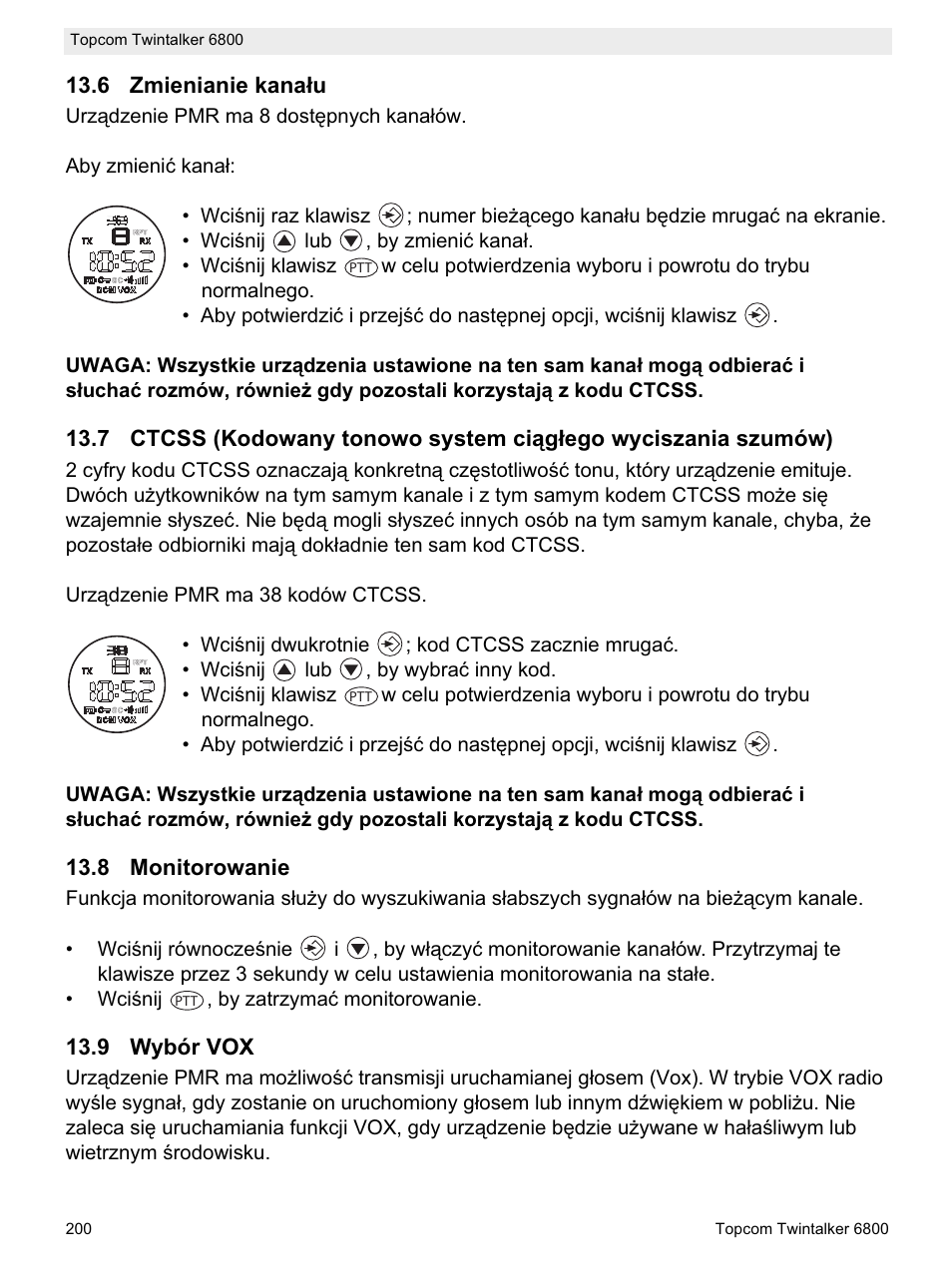 Topcom Twintalker 6800 User Manual | Page 200 / 236