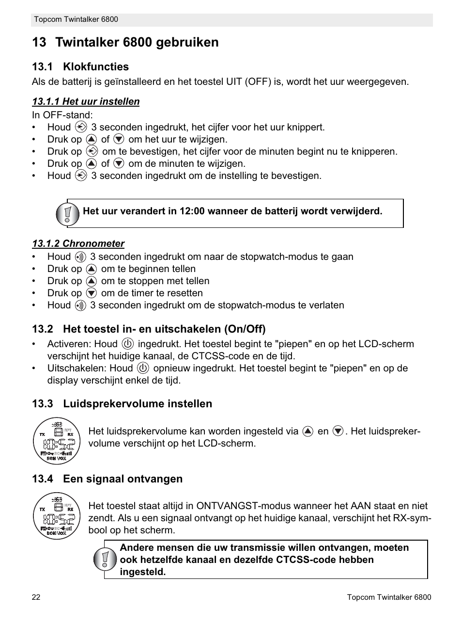 Topcom Twintalker 6800 User Manual | Page 22 / 236