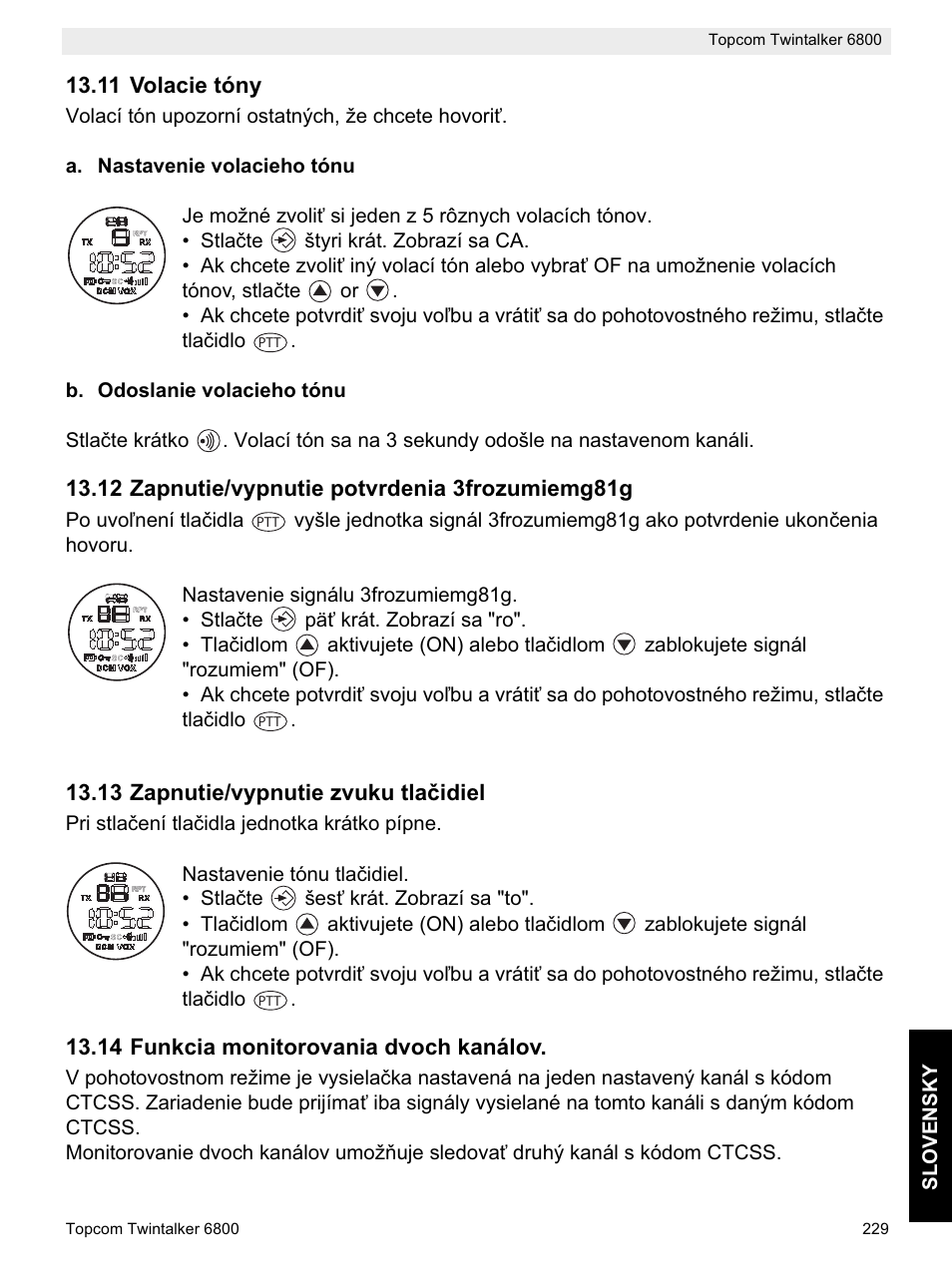 Topcom Twintalker 6800 User Manual | Page 229 / 236