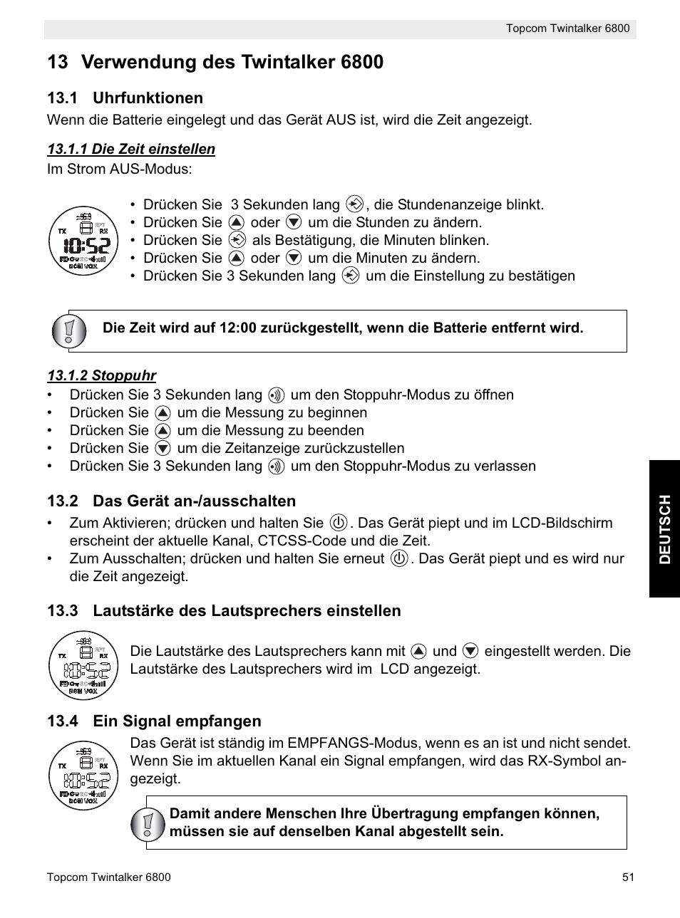 Topcom Twintalker 6800 User Manual | Page 51 / 236