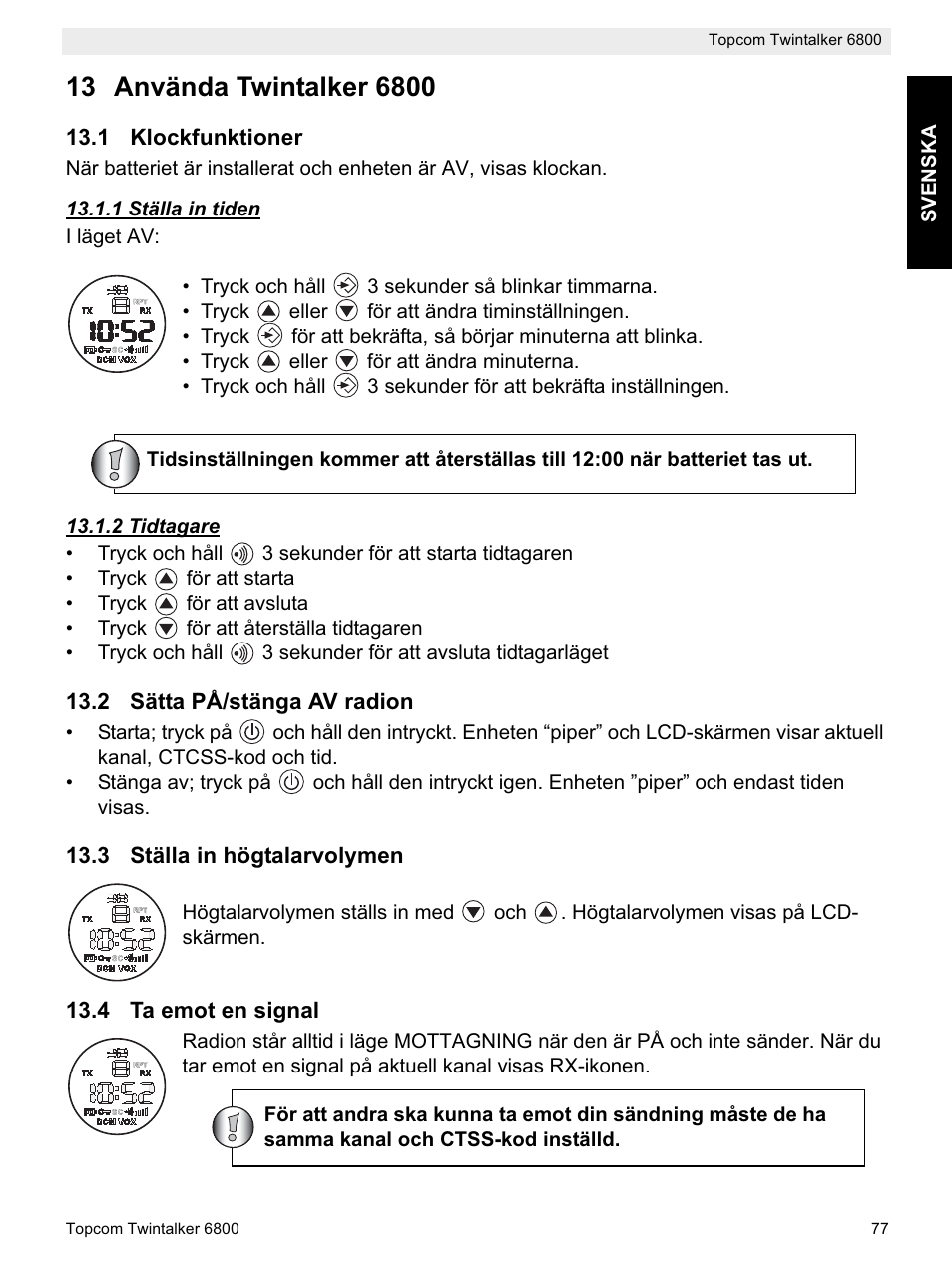 Topcom Twintalker 6800 User Manual | Page 77 / 236