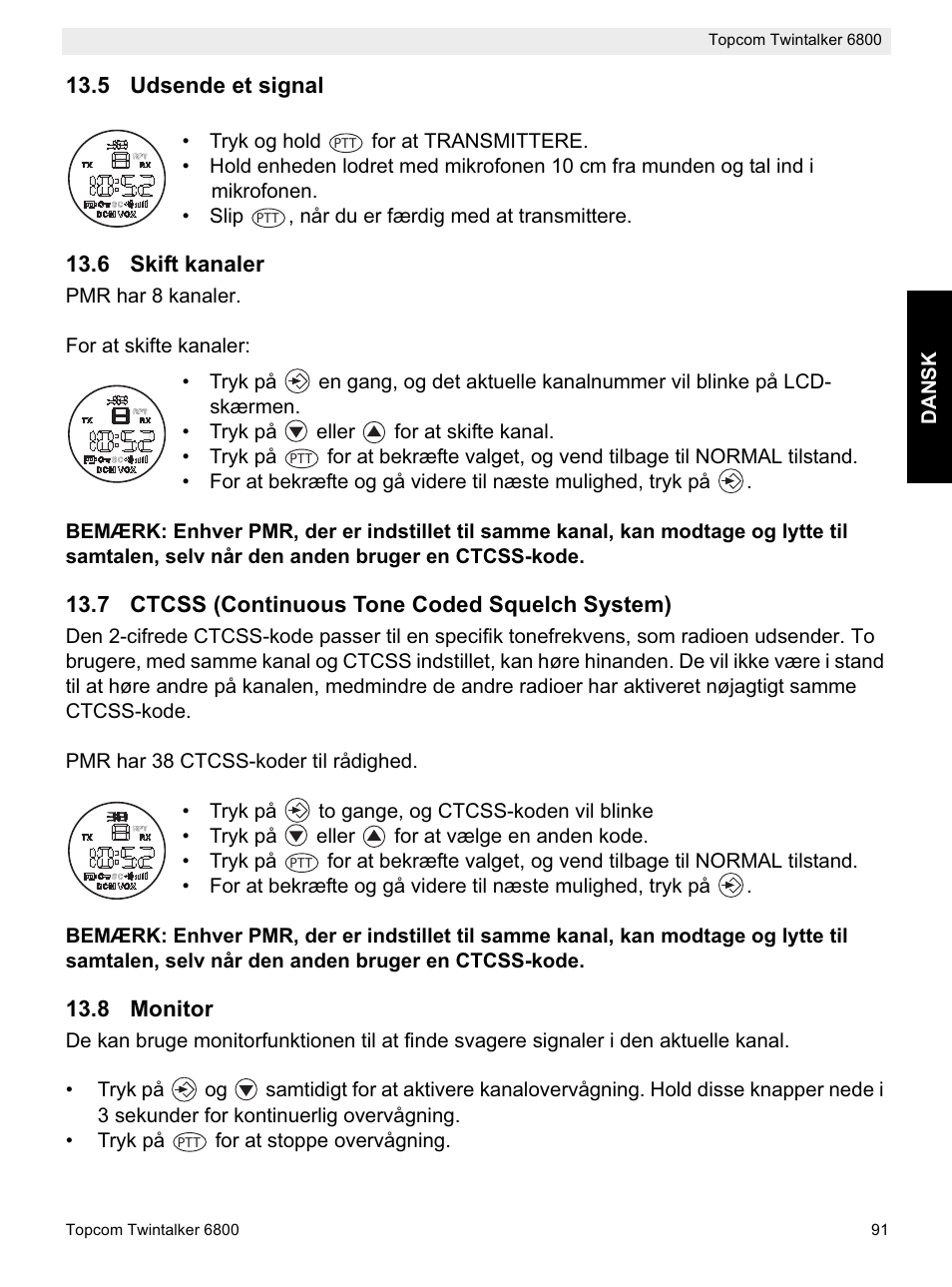 Topcom Twintalker 6800 User Manual | Page 91 / 236