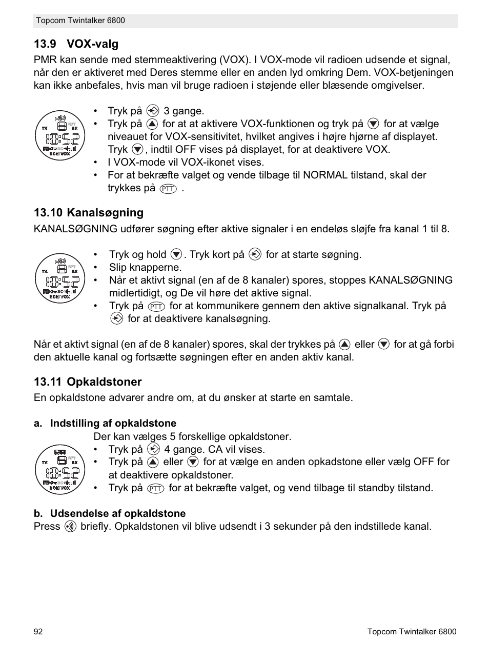 Topcom Twintalker 6800 User Manual | Page 92 / 236