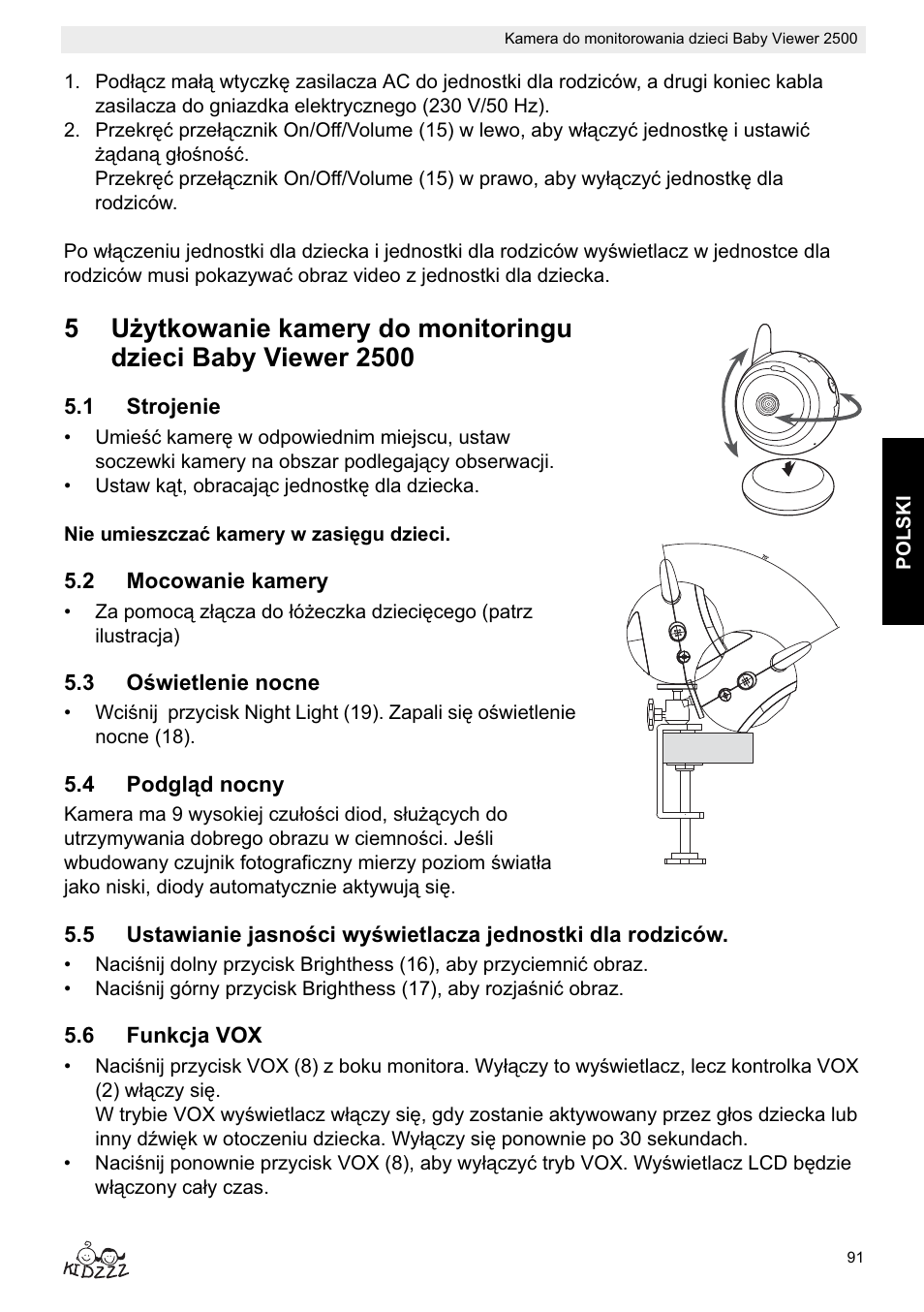 Topcom BABY VIEWER 2500 User Manual | Page 91 / 104