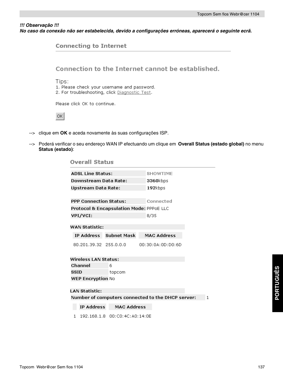 Topcom Wireless Webracer 1104 User Manual | Page 137 / 144