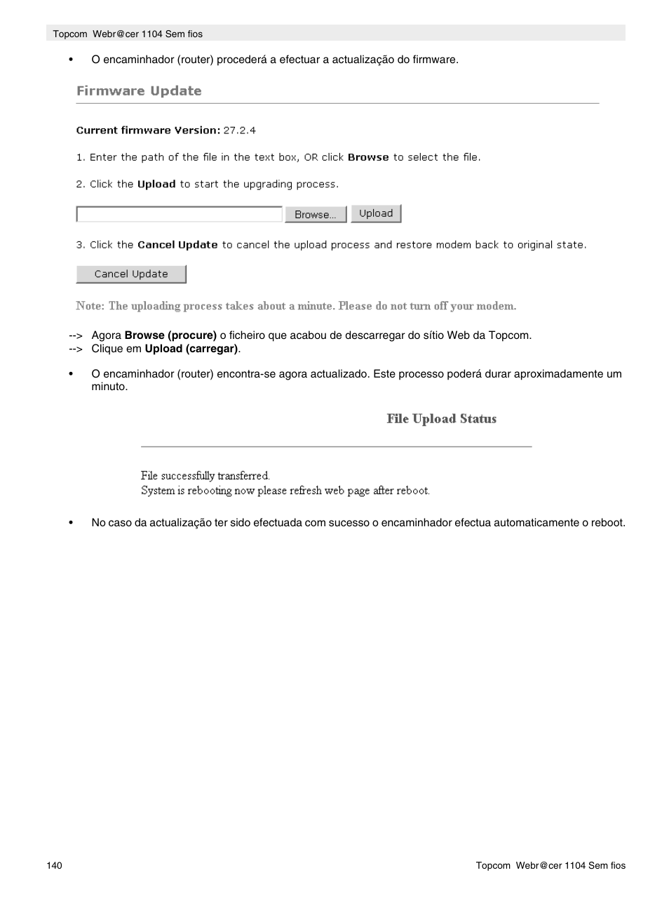 Topcom Wireless Webracer 1104 User Manual | Page 140 / 144