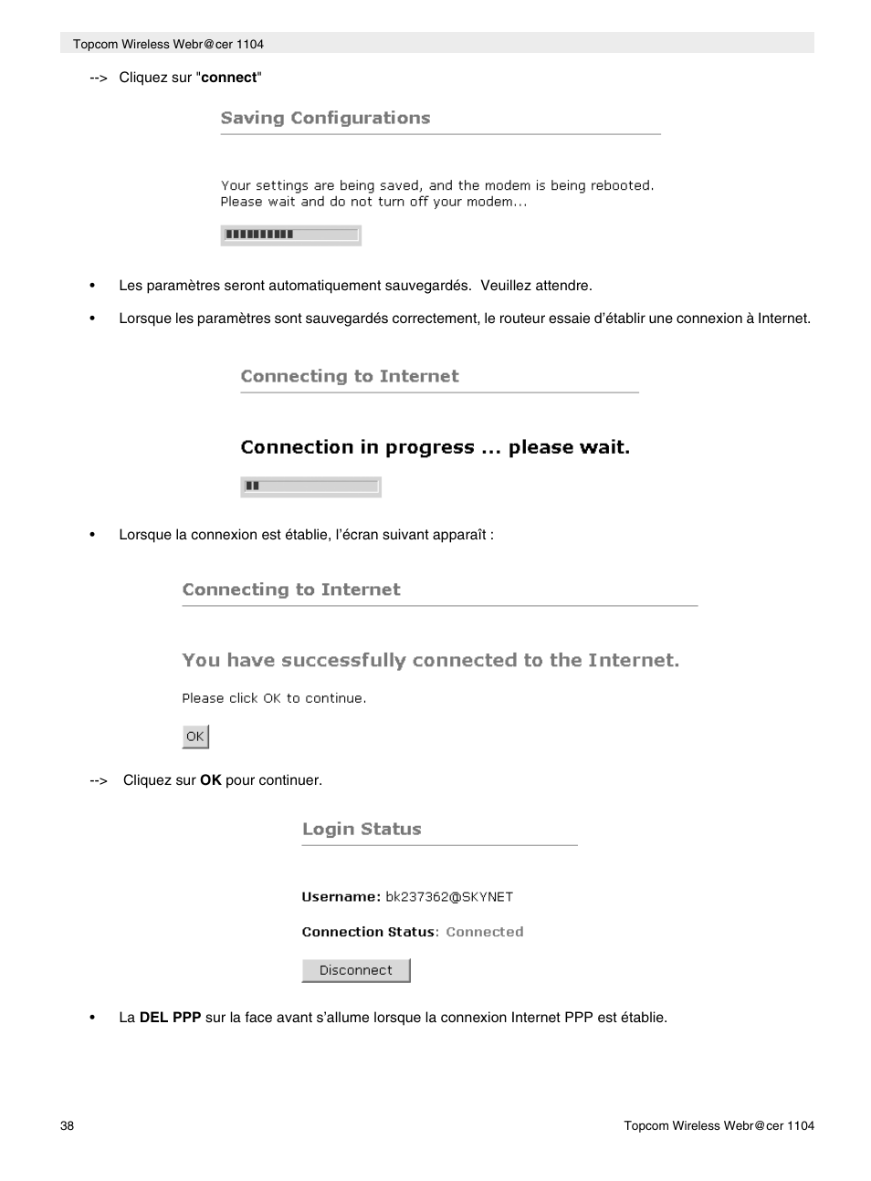 Topcom Wireless Webracer 1104 User Manual | Page 38 / 144