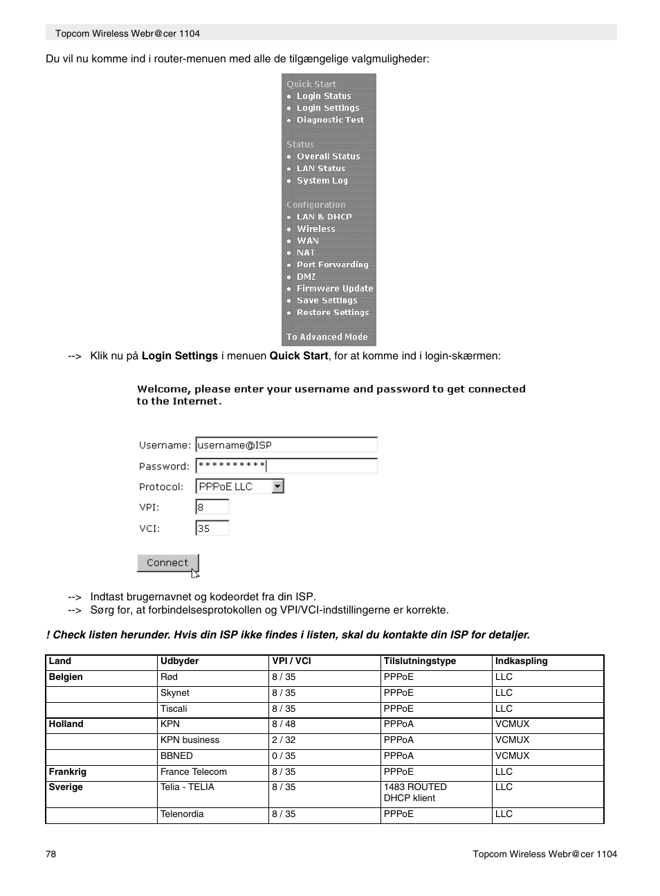 Topcom Wireless Webracer 1104 User Manual | Page 78 / 144