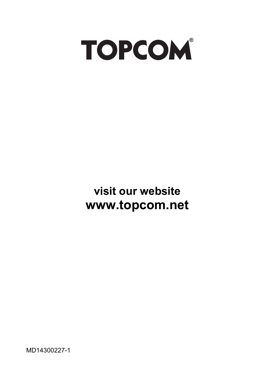 Visit our website | Topcom BPM Wrist 7500 User Manual | Page 88 / 88