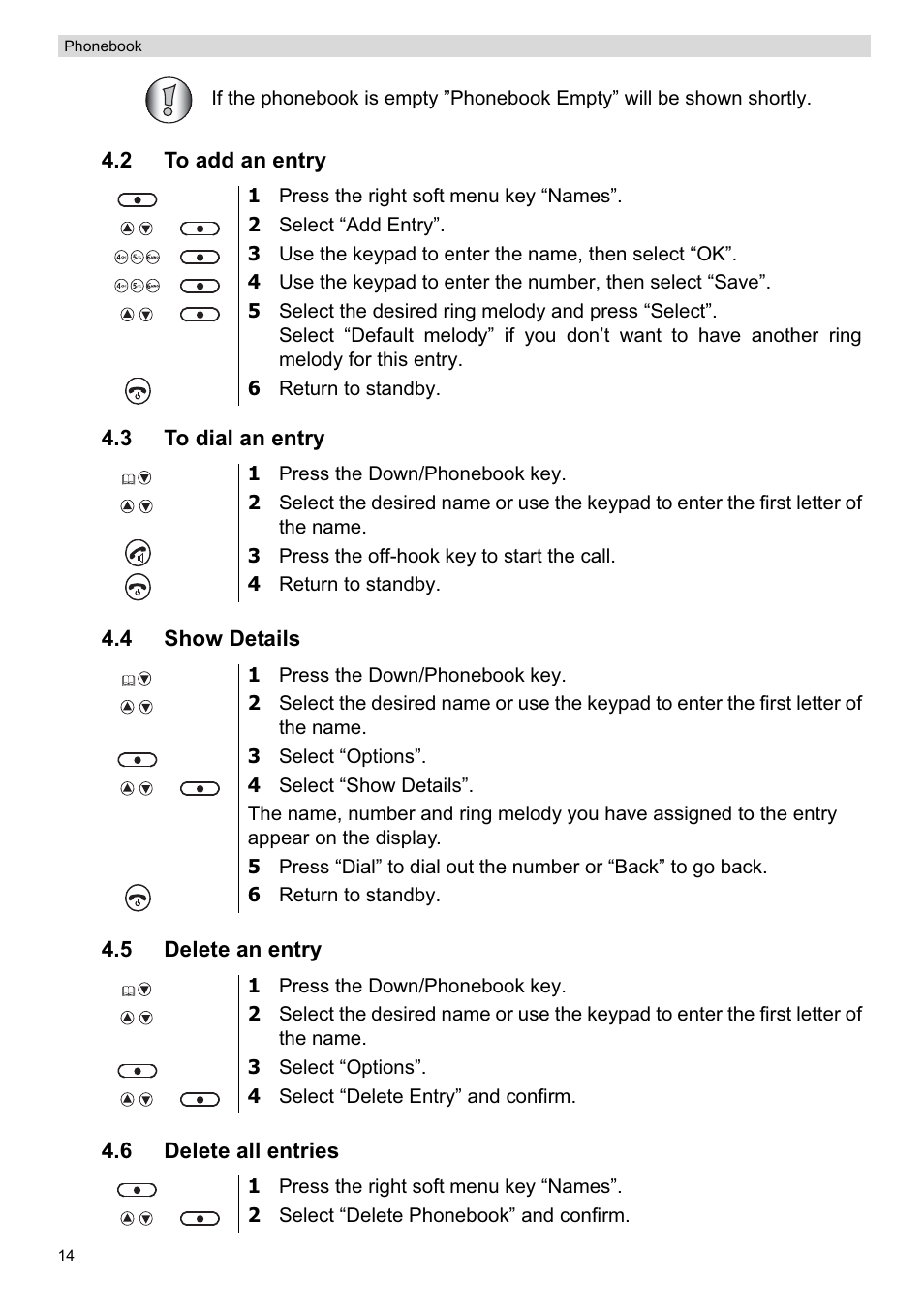 Topcom ORBIT User Manual | Page 14 / 40
