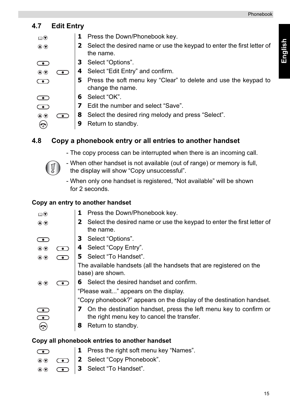 Topcom ORBIT User Manual | Page 15 / 40