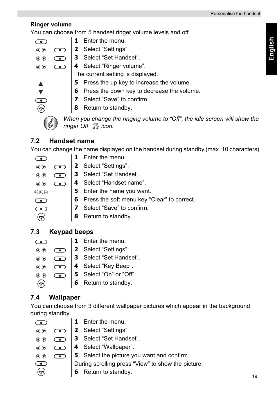 Topcom ORBIT User Manual | Page 19 / 40