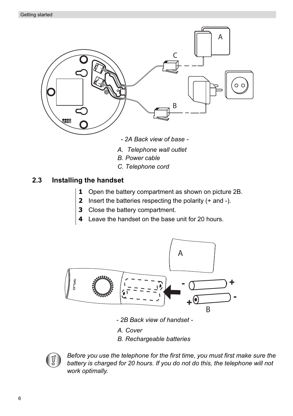 Topcom ORBIT User Manual | Page 6 / 40