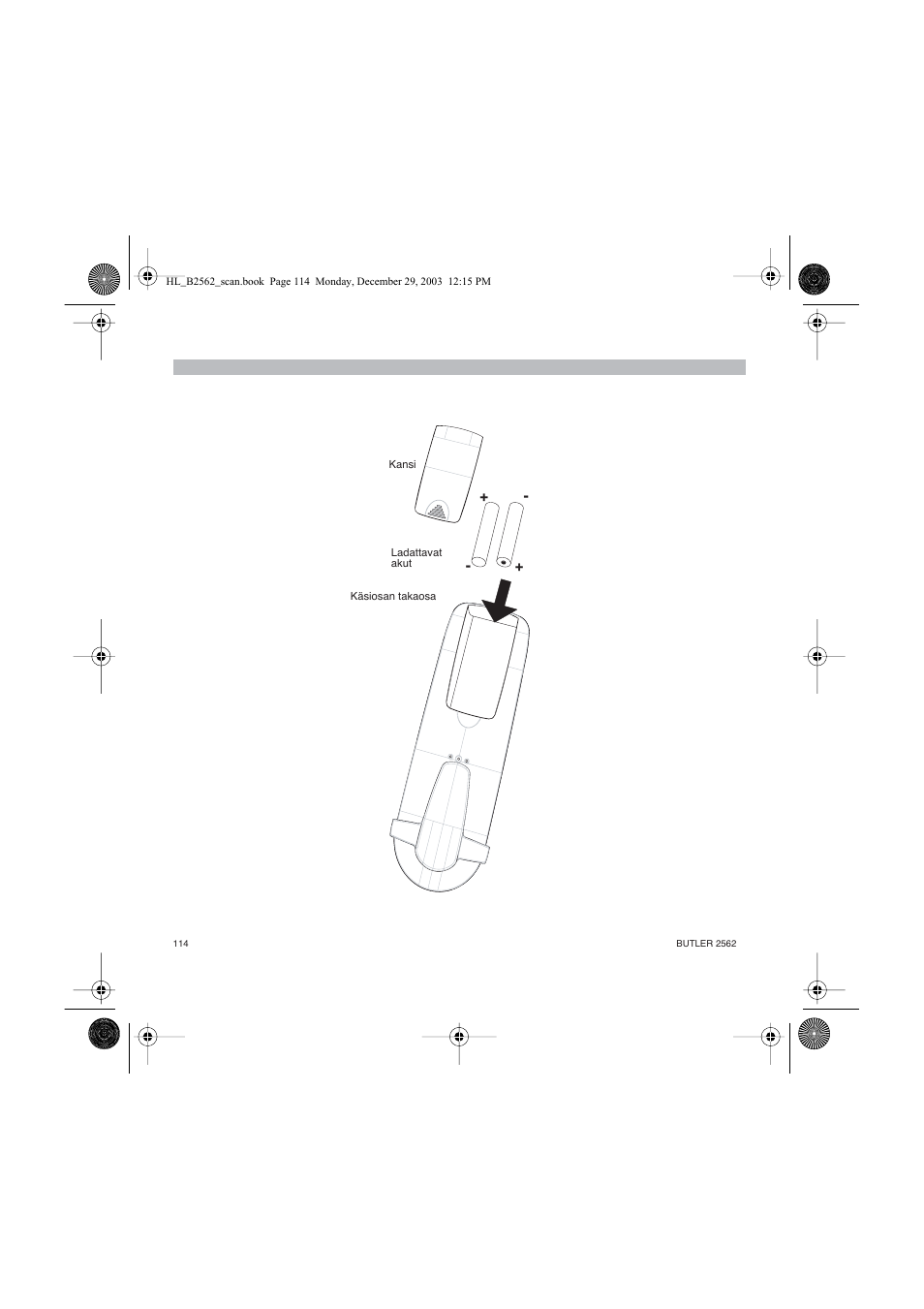 Topcom BUTLER 2562 User Manual | Page 114 / 144
