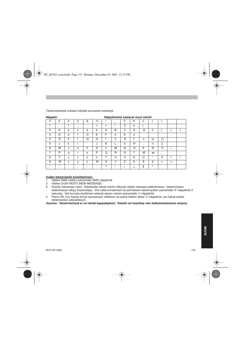 Topcom BUTLER 2562 User Manual | Page 133 / 144