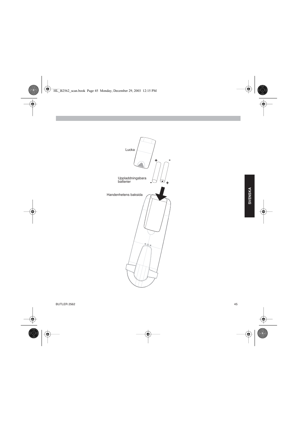 Topcom BUTLER 2562 User Manual | Page 45 / 144