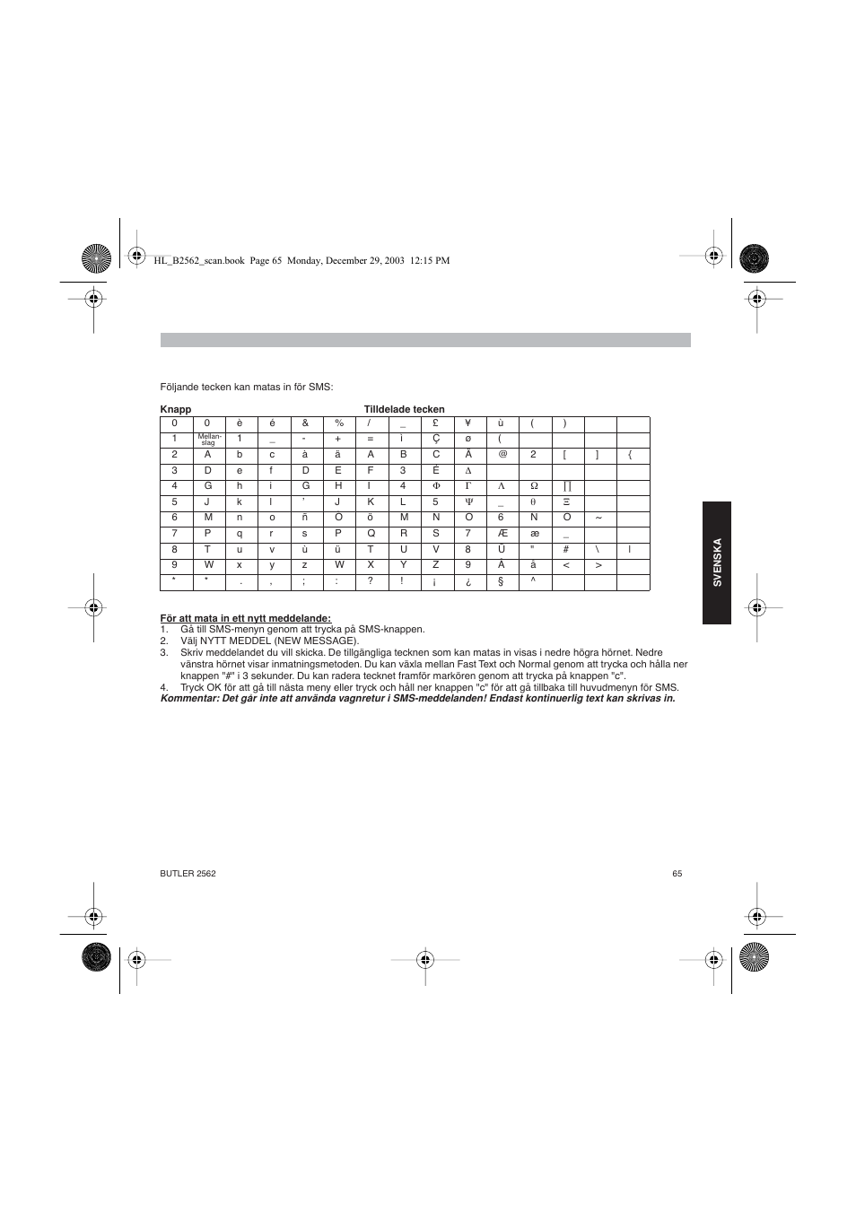 Topcom BUTLER 2562 User Manual | Page 65 / 144