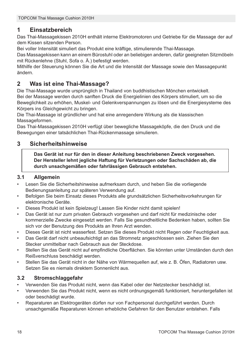 Topcom TMC-2010H User Manual | Page 18 / 72