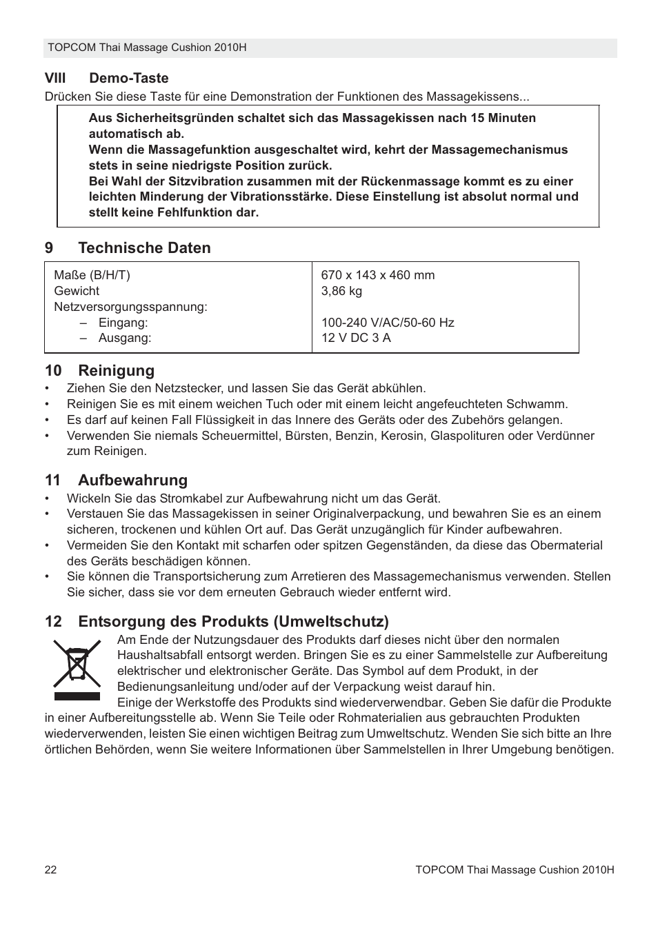 Topcom TMC-2010H User Manual | Page 22 / 72