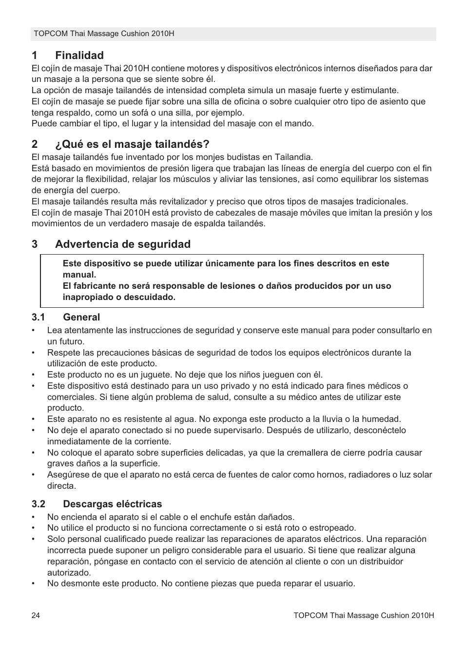 Topcom TMC-2010H User Manual | Page 24 / 72