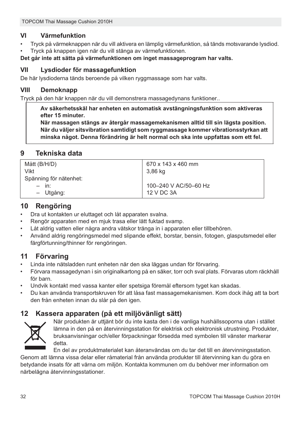 Topcom TMC-2010H User Manual | Page 32 / 72