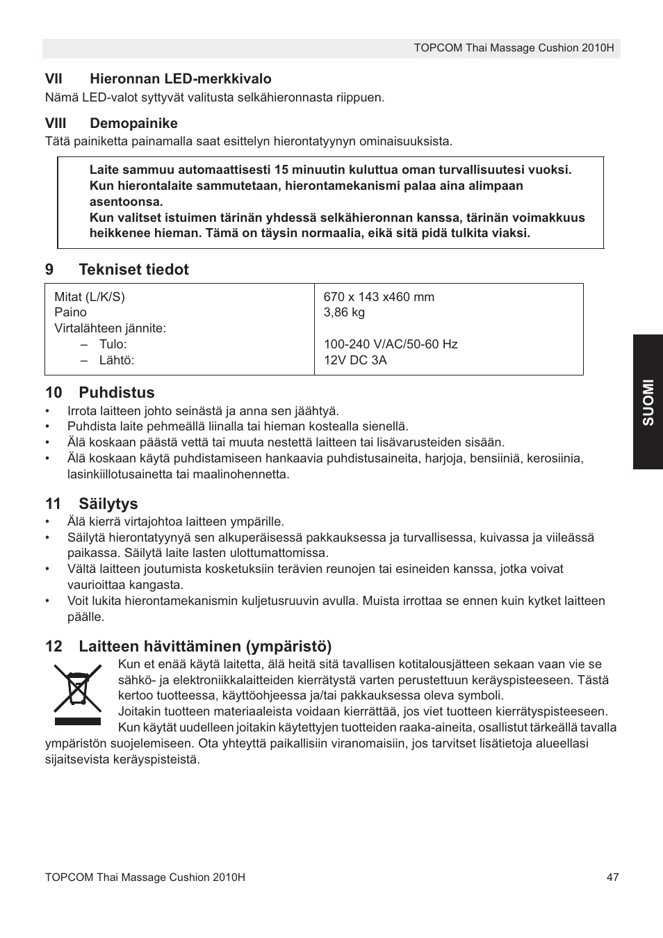 Topcom TMC-2010H User Manual | Page 47 / 72