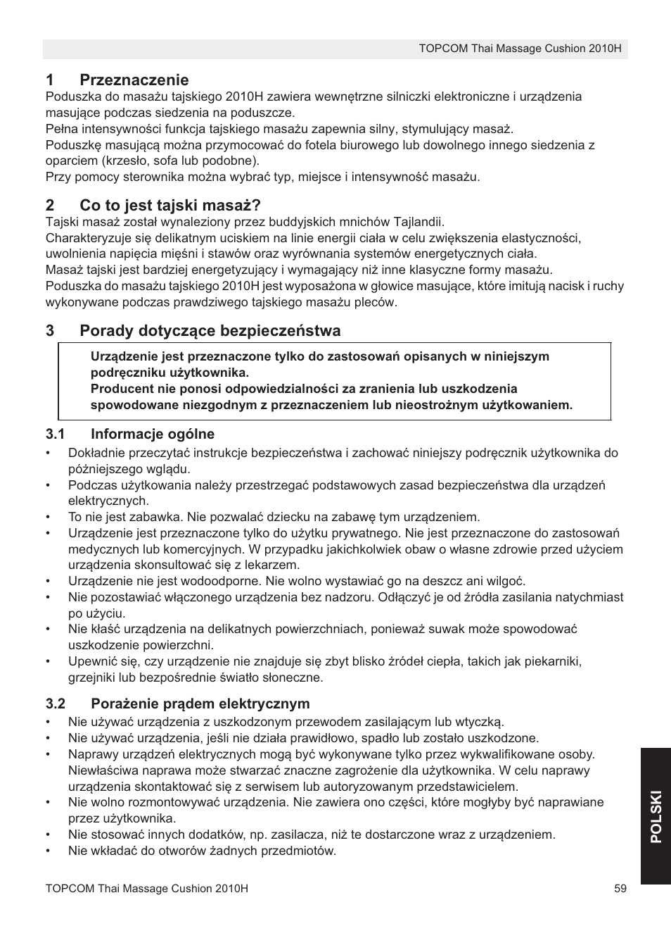 Topcom TMC-2010H User Manual | Page 59 / 72