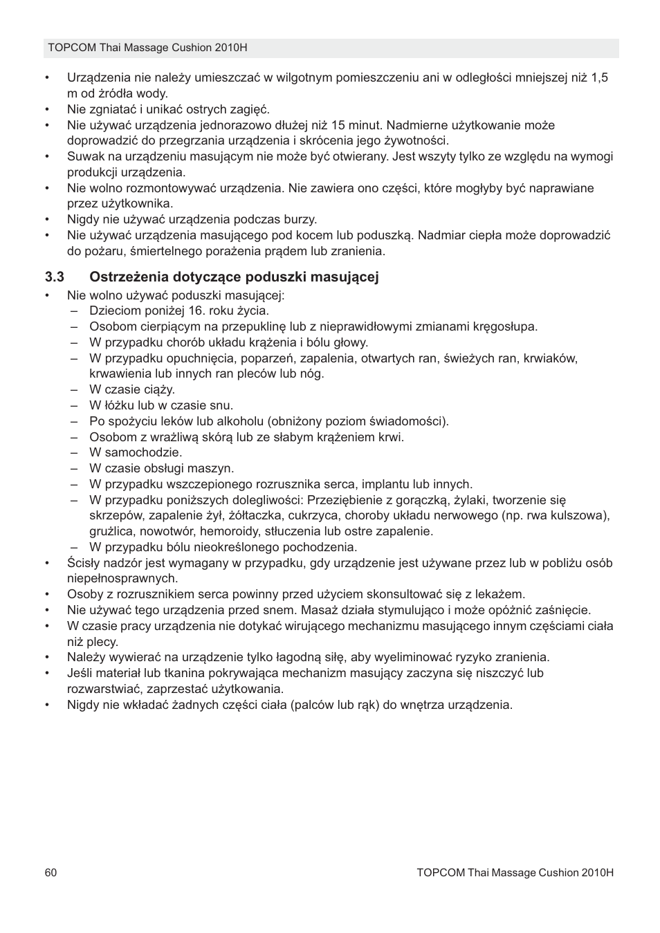 Topcom TMC-2010H User Manual | Page 60 / 72