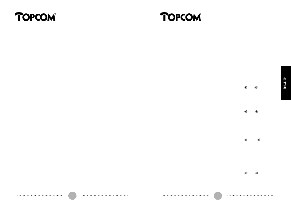 8 troubleshooting, 9 settings | Topcom 131 User Manual | Page 23 / 33