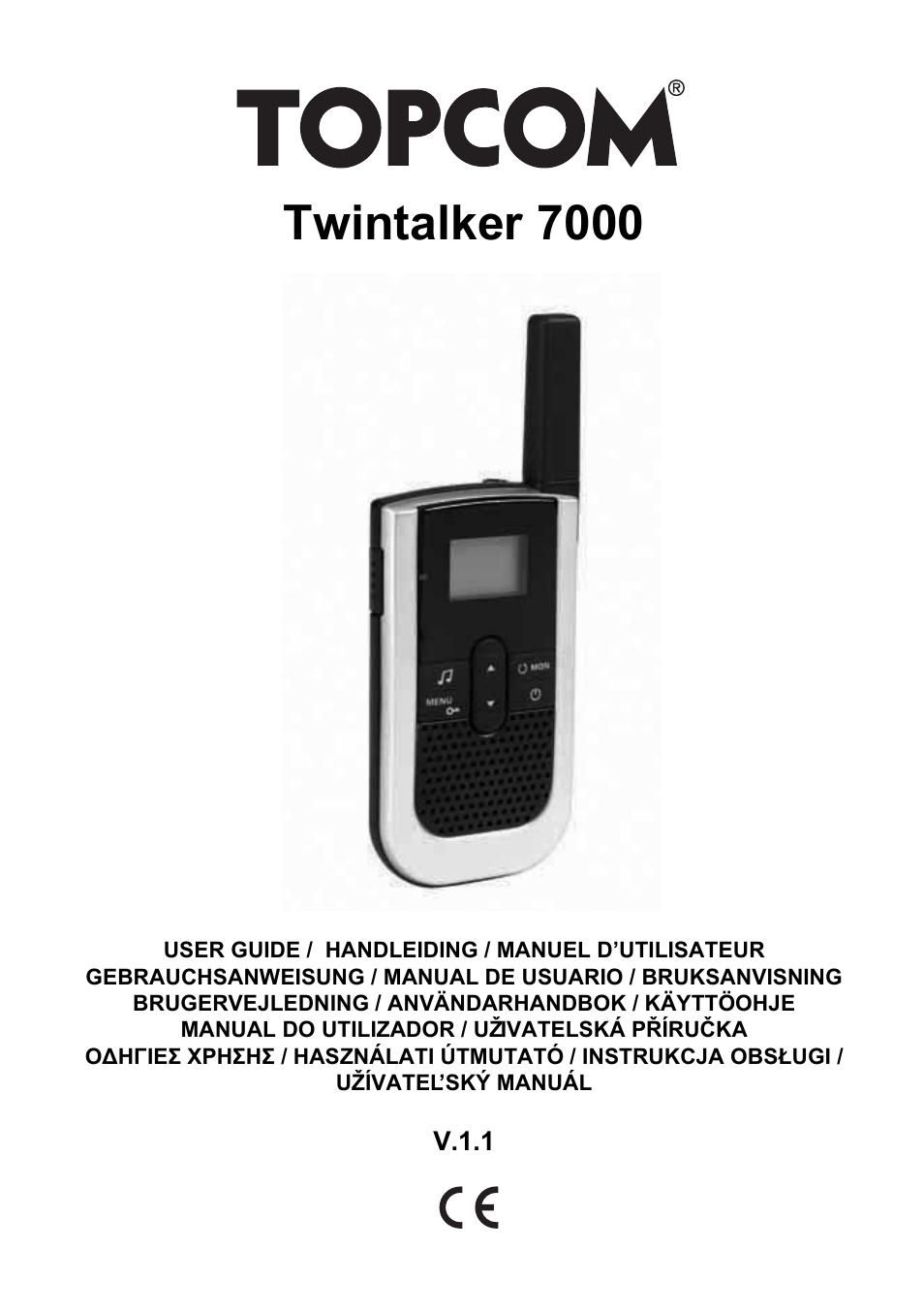 Topcom TWINTALKER 7000 User Manual | 148 pages