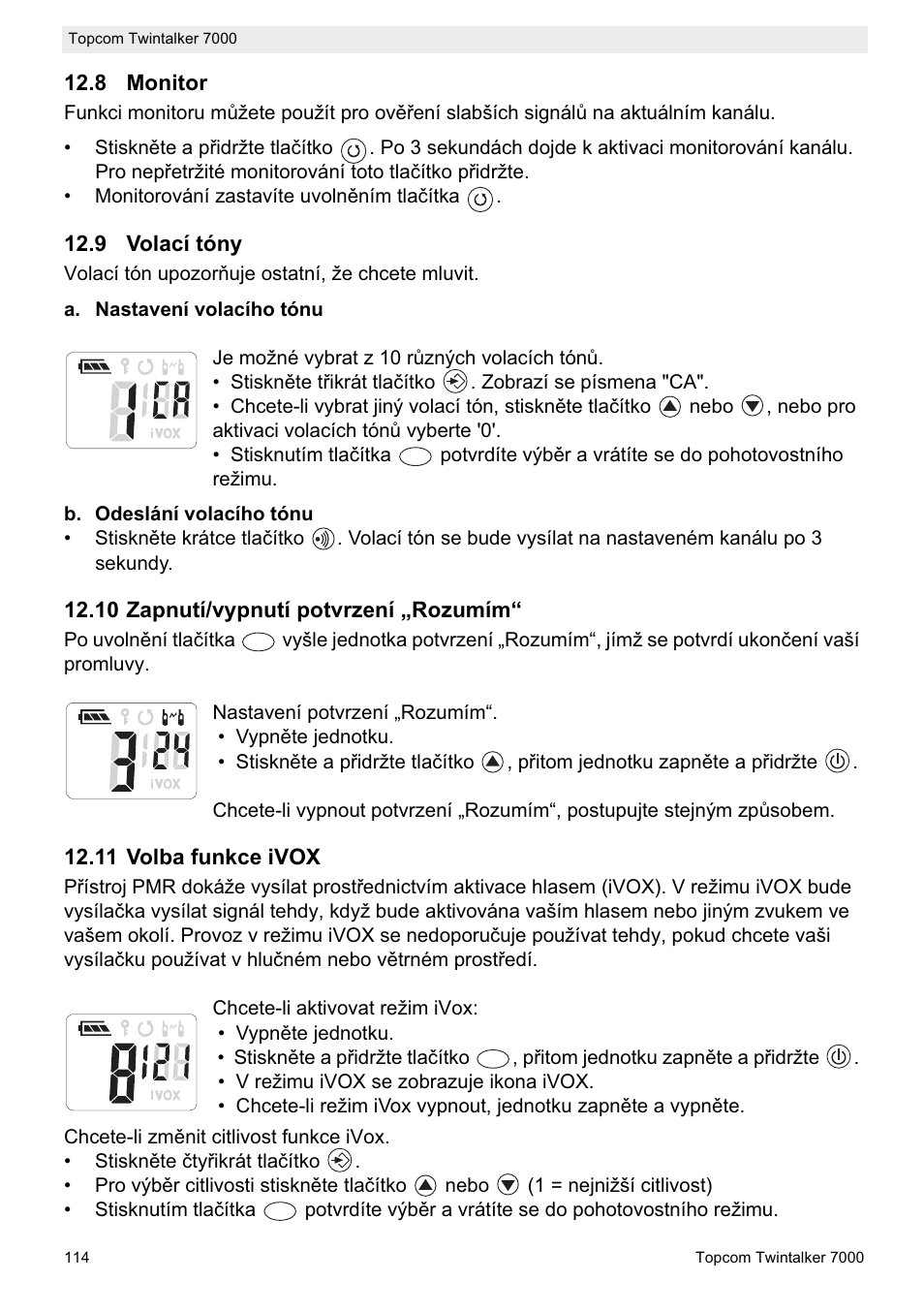 Topcom TWINTALKER 7000 User Manual | Page 114 / 148