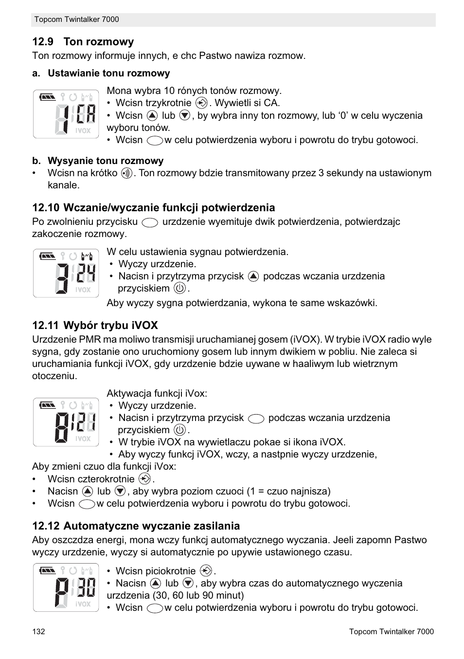 Topcom TWINTALKER 7000 User Manual | Page 132 / 148