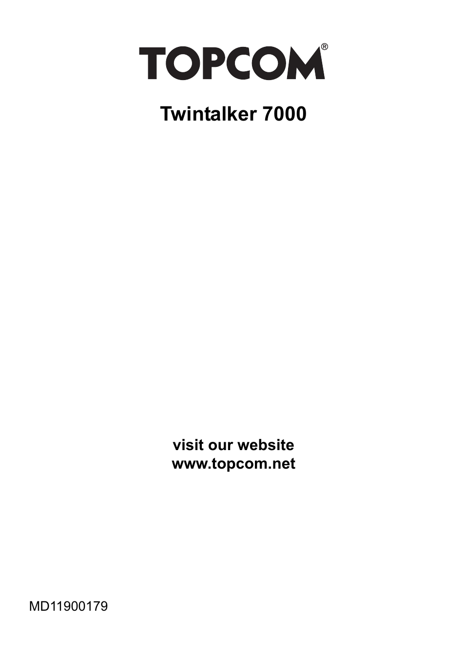 Twintalker 7000 | Topcom TWINTALKER 7000 User Manual | Page 148 / 148