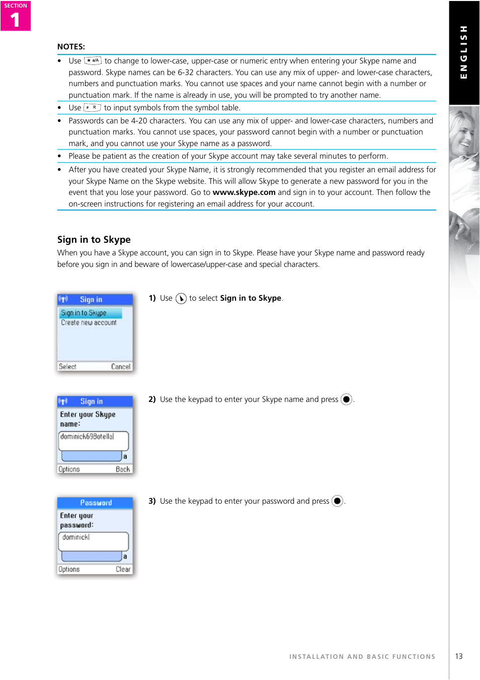 Topcom WEBTALKER 6000 User Manual | Page 13 / 88