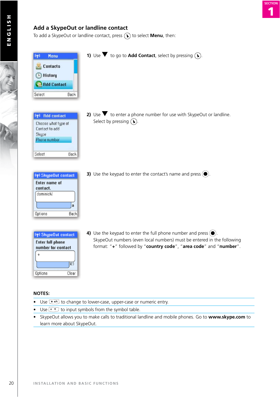 Topcom WEBTALKER 6000 User Manual | Page 20 / 88