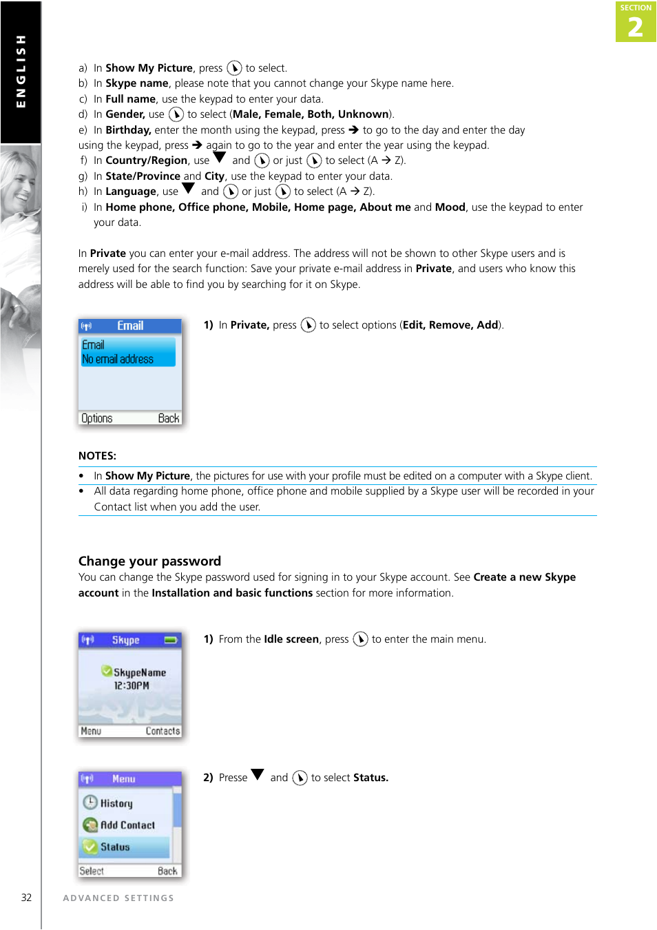 Topcom WEBTALKER 6000 User Manual | Page 32 / 88