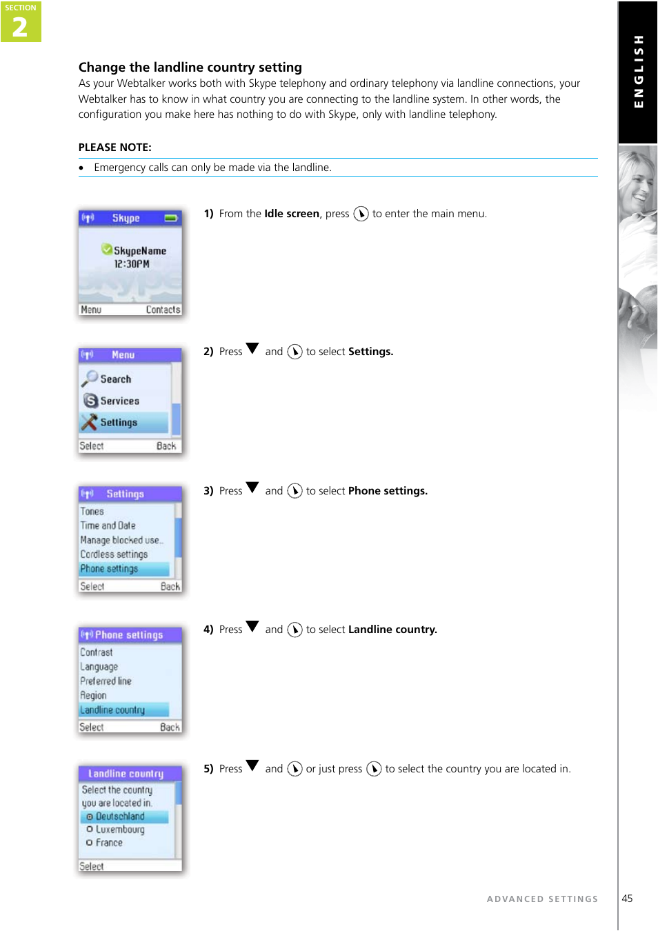 Topcom WEBTALKER 6000 User Manual | Page 45 / 88